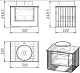Grossman Мебель для ванной Винтаж 70 GR-4041BW веллингтон/металл черный – картинка-16
